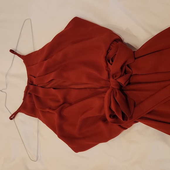 🏈Palazzo pantsuit by Lush in great condition! Halter style top, wide leg bottom - Picture 5 of 9